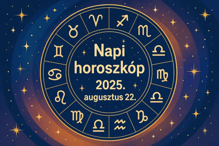 Mai horoszkóp – 2025. augusztus 22.