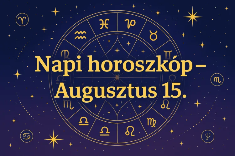 Napi horoszkóp – Augusztus 15.: Ma néhány csillagjegy előtt kinyílik egy ajtó