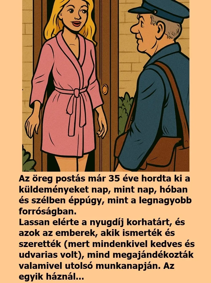 VICC: Az öreg postás már 35 éve AZ ÖREGPOSTAST TELEVÍZHETŐ MUNKÁJA