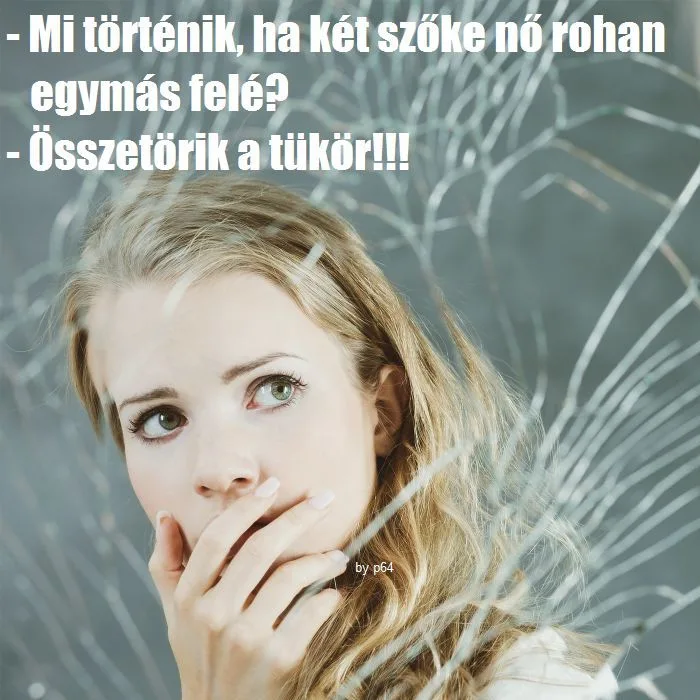 Mi történik, ha két szőke nő rohan egymás felé? Mi történik, ha két szőke nő rohan egymás felé?