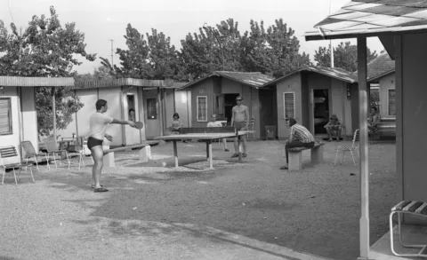 Verőce, Express Diák és Ifjúsági Üdülőtábor, 1975, Urbán Tamás/213147fortepan.
 #RK1752633893