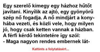 Vicc: A férjem már nem egészen fiatal, tudja mire gondolok?