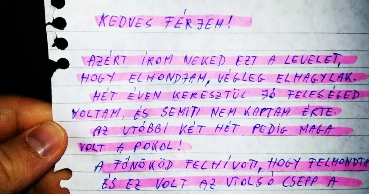 Vicc: Az eddigi Legütősebb szakító levél és a válasz! Hatalmas