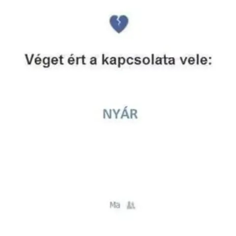 Véget ért a kapcsolata vele: Nyár