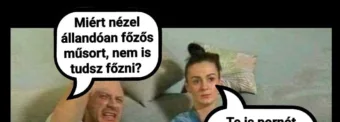 Vicc: Miért nézel állandóan…