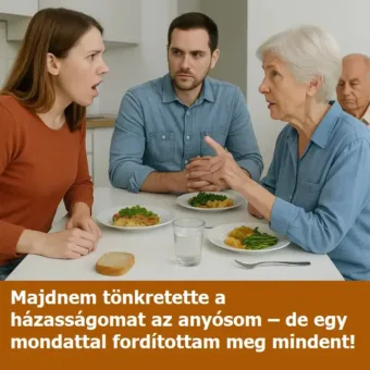 Anyósom szinte tönkretette a házasságom, de egy mondat mindent megváltoztatott…