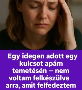Az apám temetésén egy idegen nő adott nekem egy kulcsot – azt nem sejtettem, mi vár rám…