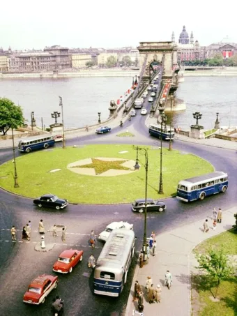 Budapest, Clark Ádám tér, 1961. május 1. #RK1757339042