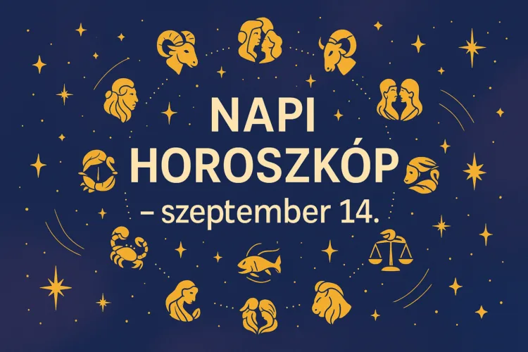 Mai horoszkóp – szeptember 14.
