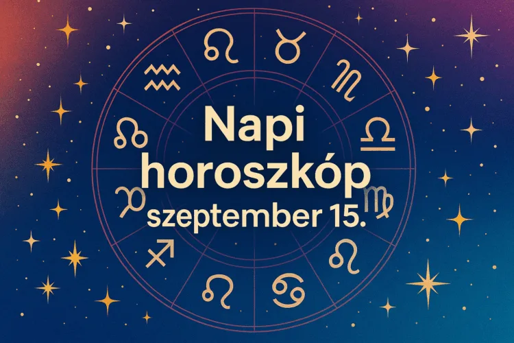 Mai horoszkóp – szeptember 15.