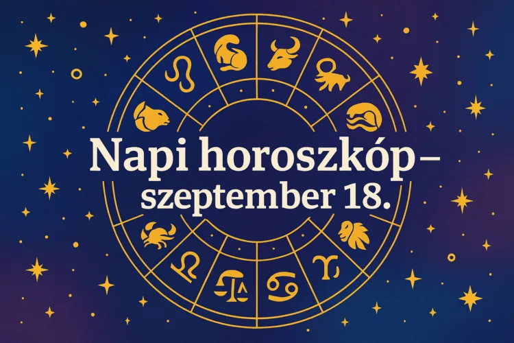 Mai horoszkóp – szeptember 18.