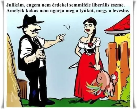 Julikám, engem nem érdekel semmiféle liberális eszme...