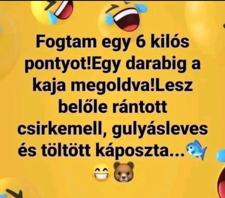 Fogtam egy 6 kilós pontyot Egy darabig a kaja megoldva... Fogtam egy 6 kilós pontyot Egy darabig a kaja megoldva...