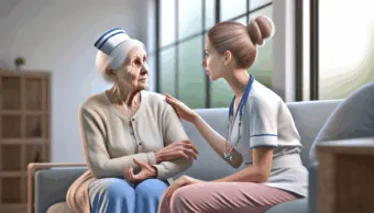 Vicc: A nővér kérdezi az idős nénitől: