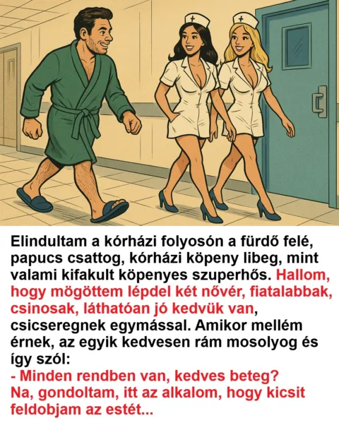 Vicc: A szívműtétem előtti este az orvosom közölte Vicc: A szívműtétem előtti este az orvosom közölte