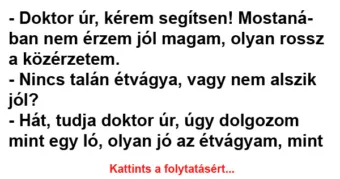 Vicc: Doktor úr, kérem segítsen!