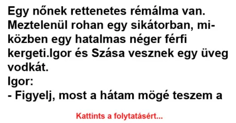 Vicc: Igor és Szása vesznek egy üveg vodkát