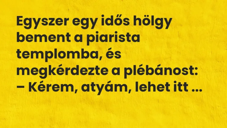 Vicc: Egy kispesti öreg úr megveri a feleségét a konyhában, aztán leül a tévé elé.