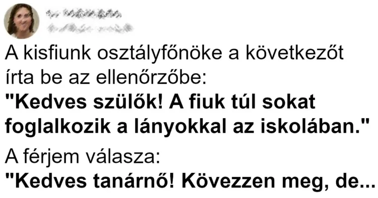 21 tanári és szülői beírás, amikre gyerekek ellenőrzőjében bukkantak