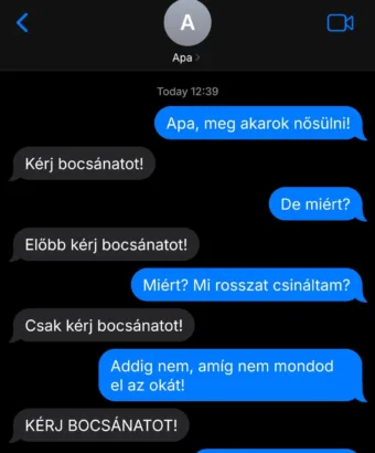 Vicc: Apa, meg akarok nősülni!