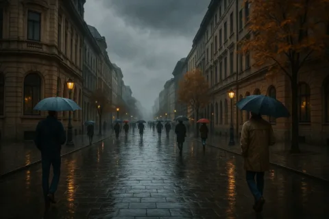 Holnapi időjárás, október 21.: záporok és hűvös északkeleten, enyhébb Dunántúl