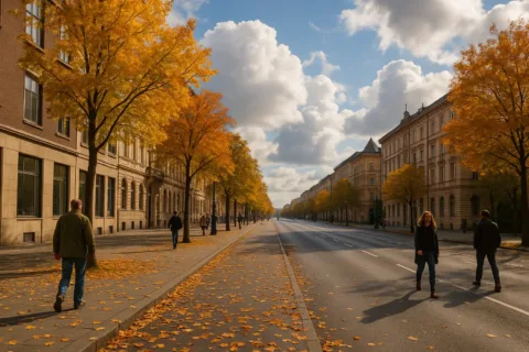 Időjárás október 22.: napos–felhős őszi nap 15–20 °C-kal Budapest környékén