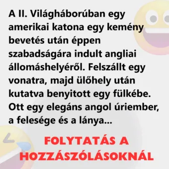 Vicc: Egy amerikai katona egy kemény bevetés után éppen szabadságára indult