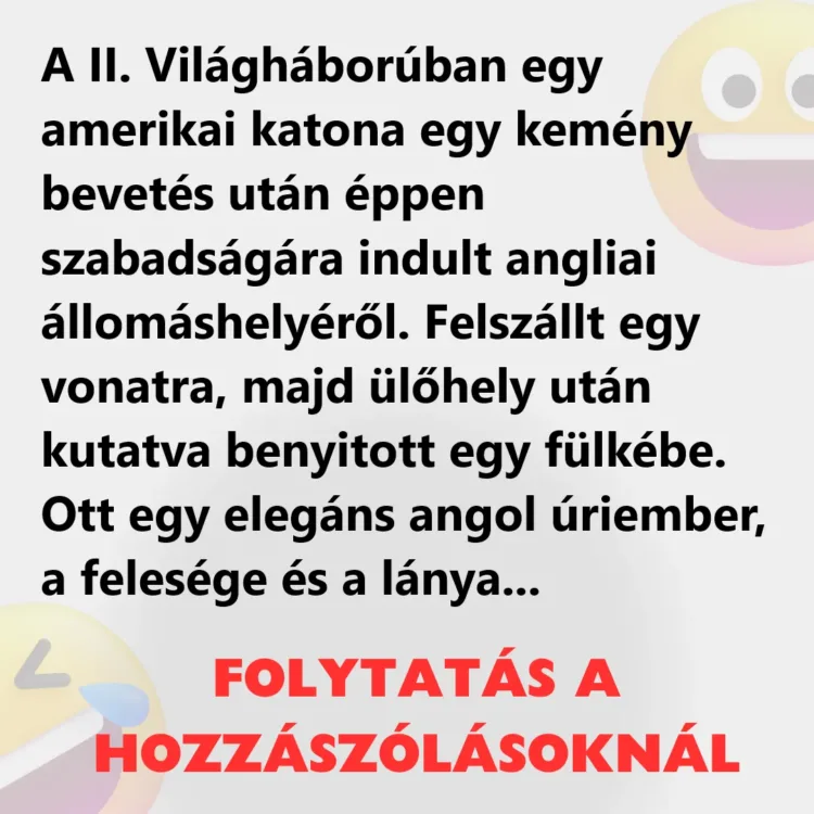 Vicc: Egy amerikai katona egy kemény bevetés után éppen szabadságára Vicc: Egy amerikai katona egy kemény bevetés után éppen szabadságára indult
