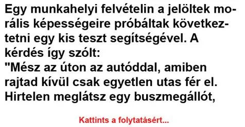 Vicc: Egy munkahelyi felvételin – Szakadunk a nevetéstől Vicc: Egy munkahelyi felvételin – Szakadunk a nevetéstől