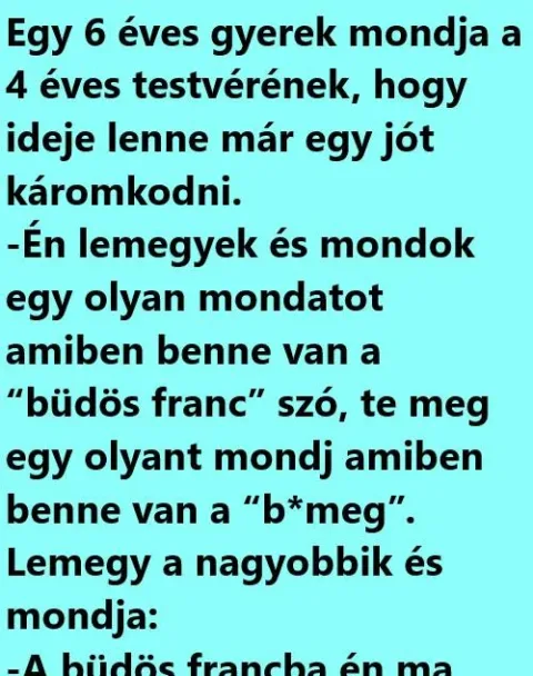 Összezavarodott gyerekek: egy 6 és egy 4 éves fejezi ki űrlapját a reggeli szokásokról
