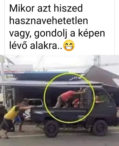 Mikor azt hiszed hasznavehetetlen vagy, gondolj a képen lévő alakra?