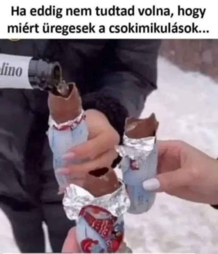 Ha eddig nem tudtad volna, hogy miért üregek a csokimikulások Ha eddig nem tudtad volna, hogy miért üregek a csokimikulások