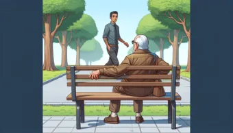 Vicc: Egy nyugdíjas bácsi ül a padon a parkban, amikor Vicc: Egy nyugdíjas bácsi ül a padon a parkban, amikor észreveszi, hogy egy fiatalember…