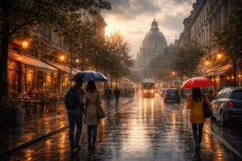 Borongós éjszaka, barátságos nappal: ezt hozza a holnapi időjárás december 18-án