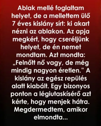Egy idegen mondata a repülőn olyan leckét adott, amit sosem felejtek el #RK1765742442