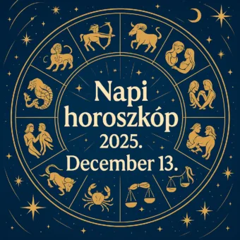 Napi horoszkóp – 2025. December 13. Három jegy életében most jöhet el a fordulat Napi horoszkóp – 2025. December 13.: Három jegy életében most jöhet el a fordulat