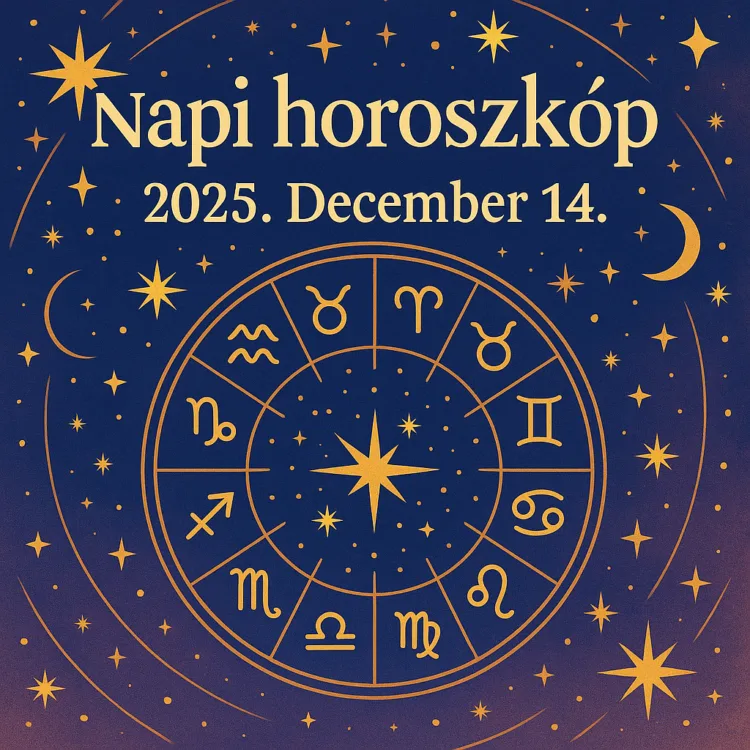 Napi horoszkóp – 2025. December 14. Két csillagjegy ma új utat találhat Napi horoszkóp – 2025. December 14.: Két csillagjegy ma új utat találhat