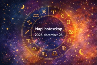 Napi horoszkóp – 2025. december 26.: lassulás után új lendület érkezik