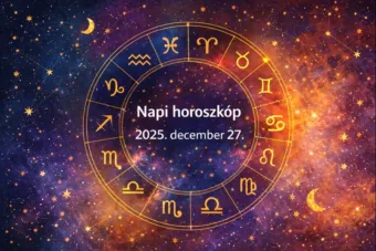 Napi horoszkóp – 2025. december 27.: két csillagjegy számára tisztázódik egy helyzet