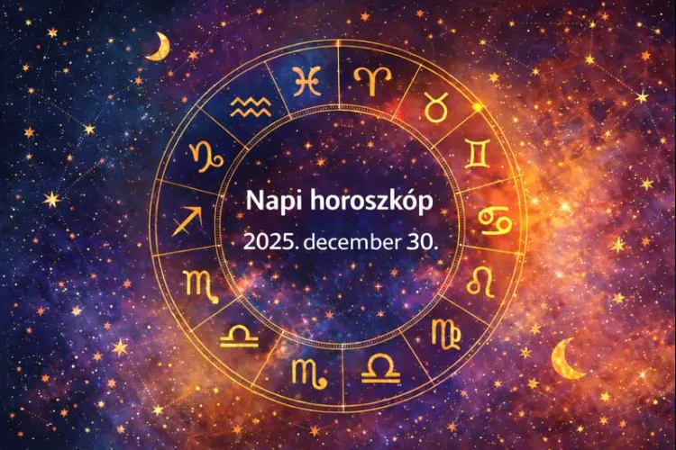 Napi horoszkóp – 2025. december 30.: több jegy lezárhat egy fontos ügyet
