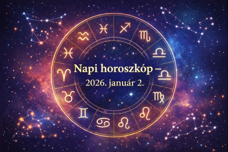 Napi horoszkóp – 2026. január 2.: Két jegy ma bátrabban léphet előre