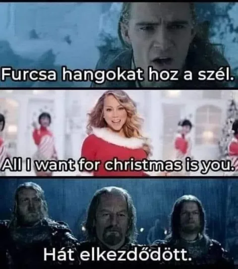 Furcsa hangokat hoz a szél.