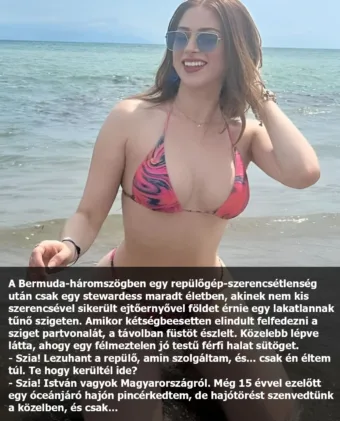 Vicc: A Bermuda-háromszögben egy repülőgép-szerencsétlenség után