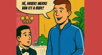 Vicc: Bemegy egy melegítős fickó az elegáns étterembe