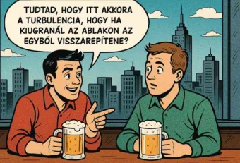 Vicc: Két pasi iszogat