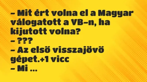 Vicc: – Mit ért volna el a Magyar válogatott a VB-n, ha kijutott…