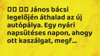 Viccek: János bácsi legelőjén áthalad az új autópálya….