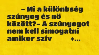 Viccek: ‎- Mi a különbség szúnyog és nő között?- A…