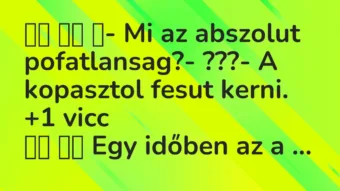 Viccek: ‎- Mi az abszolut pofatlansag?- ???- A…