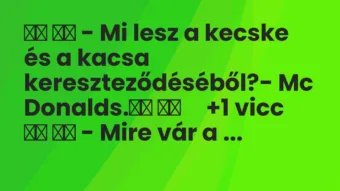 Viccek: – Mi lesz a kecske és a kacsa… Viccek: – Mi lesz a kecske és a kacsa…
